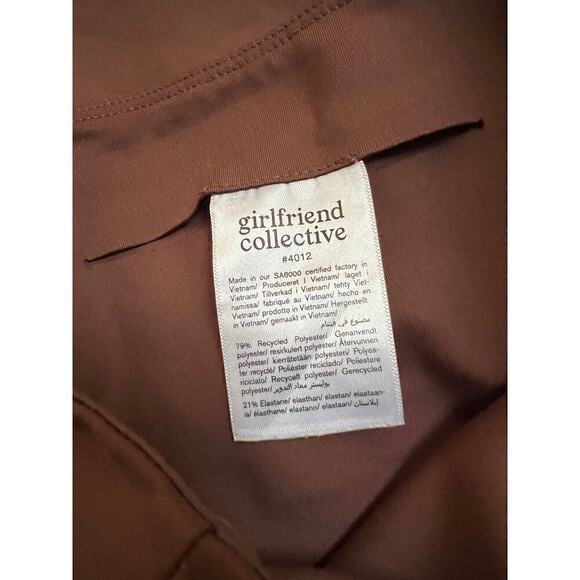 Girlfriend Collective Crop Leggings, Brown size XS - Picture 2 of 5